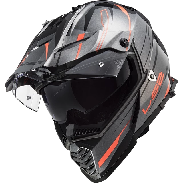 LS2 MX436 Pioneer Evo Motorradhelm - Evolve Matt White Black