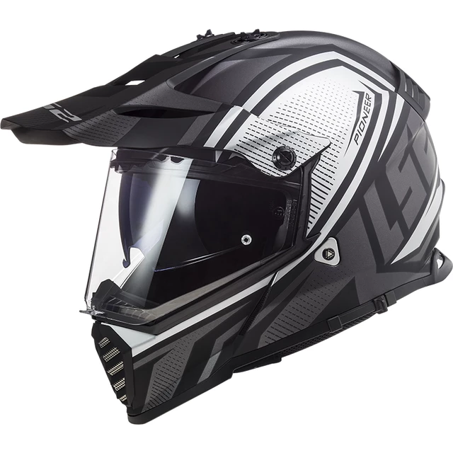 Motorcycle Helmet LS2 MX436 Pioneer Evo - XXS (51-52) - Master Matt Titanium