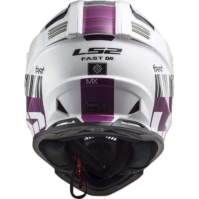 Motorradhelm LS2 MX437 Fast Evo XCode