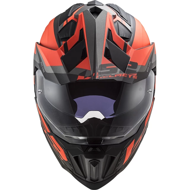 Enduro helma LS2 MX701 Explorer Alter - Matt Black Fluo Orange