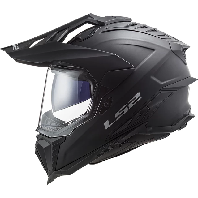 LS2 Explorer Solid MX701 Enduro Helm - Matt Schwarz