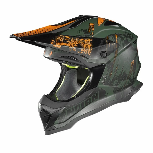 Motocross Helmet Nolan N53 Cliffhanger - Flat Military Green