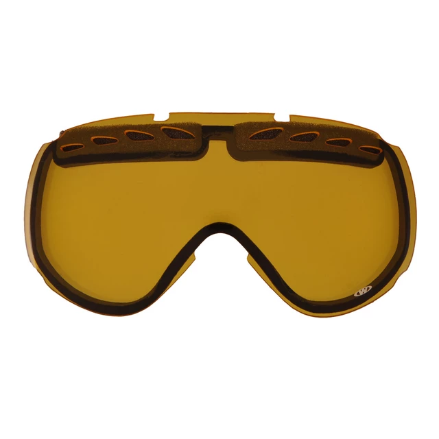 Replacement Lens for Ski Goggles WORKER Bennet - Smoked Mirror - Yelow