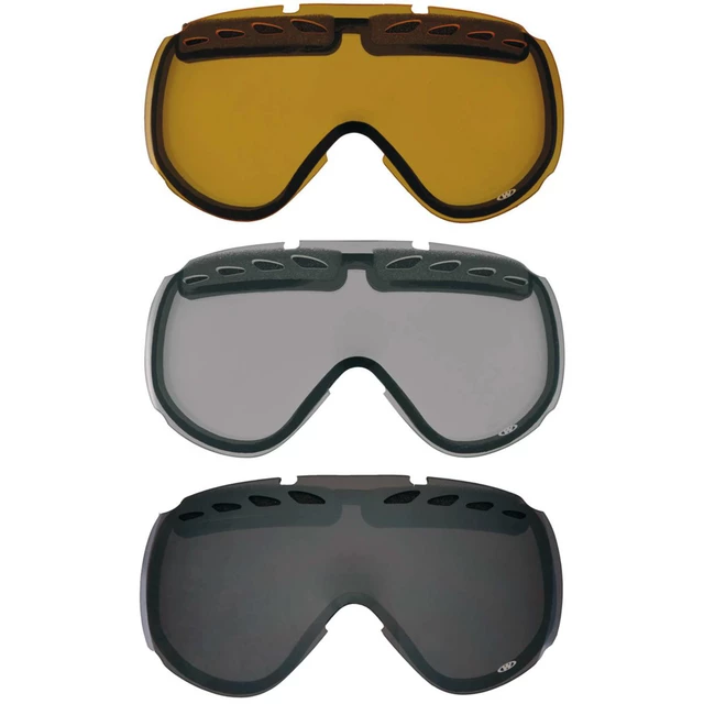 Replacement Lens for Ski Goggles WORKER Bennet - Yelow