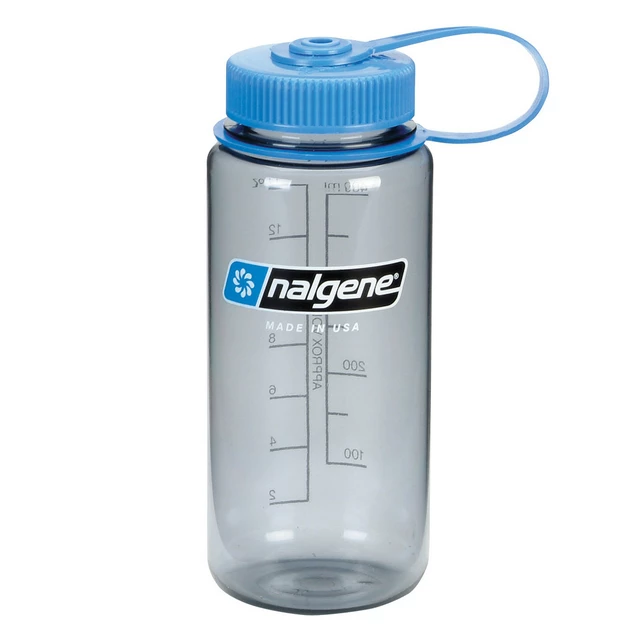 NALGENE Wide Mouth 500 ml Outdoor-Trinkflasche - Gray 16 WM - Gray 16 WM