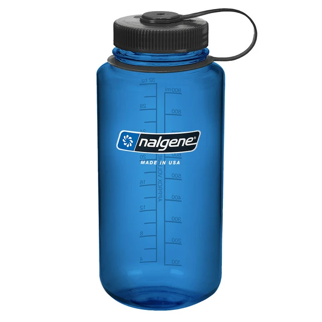 NALGENE Wide Mouth 1 l Outdoor-Trinkflasche - Blue 32 WM