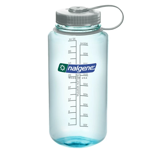 Outdoor Bottle NALGENE Wide Mouth 1 l - Clear 32 WM - Seafoam 32 WM