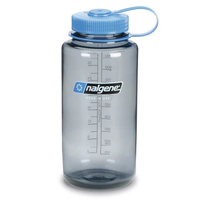 NALGENE Wide Mouth 1 l Outdoor-Trinkflasche - Gray 32 WM