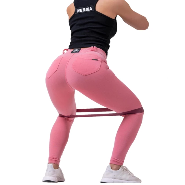 Damenleggings Nebbia Dreamy Edition Bubble Butt 537 - Powder Pink