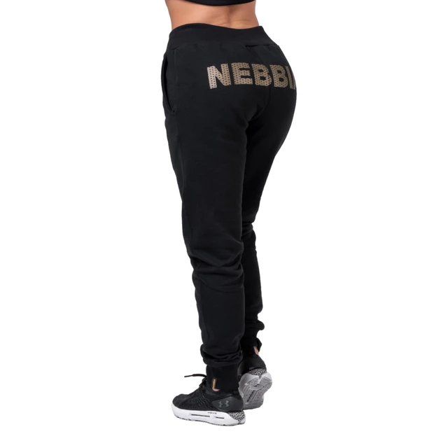 Black and gold sweatpants discount