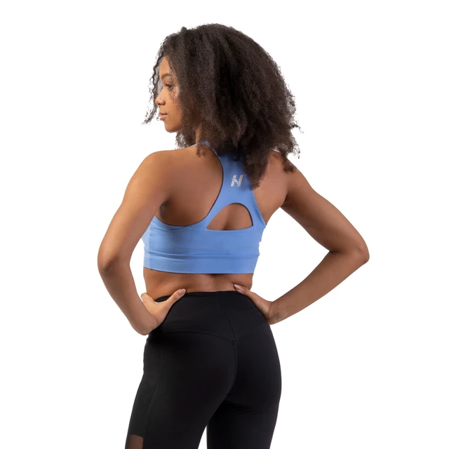 Medium-Support Sports Bra Nebbia Active 413 - Light Blue