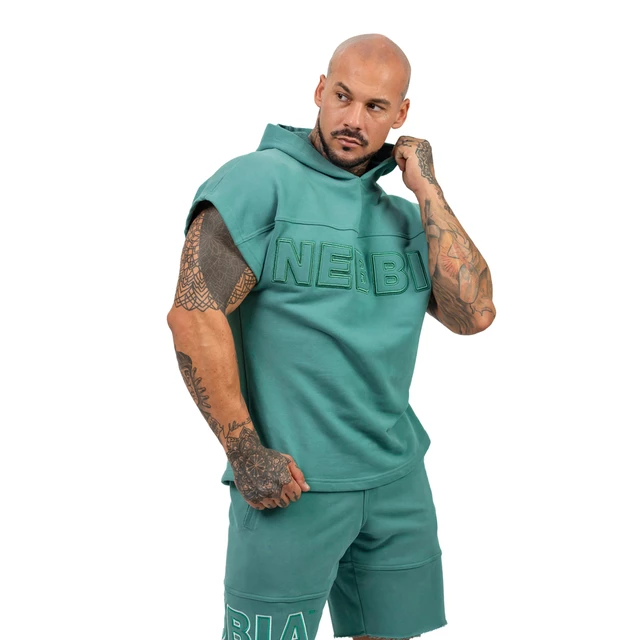 Rag top s kapucňou Nebbia Champion 706 - Green - Green