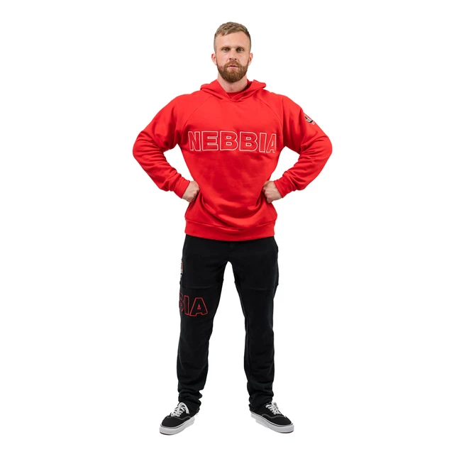 Hoodie Nebbia Legacy 704 - Black - Red