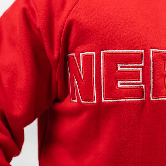 Bluza z kapturem Nebbia Legacy 704 - Czerwony