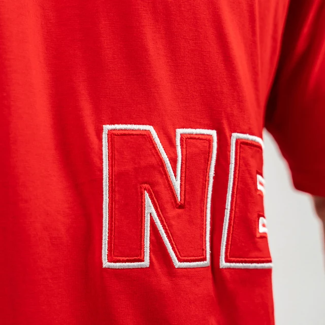 T-shirt koszulka z krótkim rękawem Nebbia Dedication 709 - Czerwony