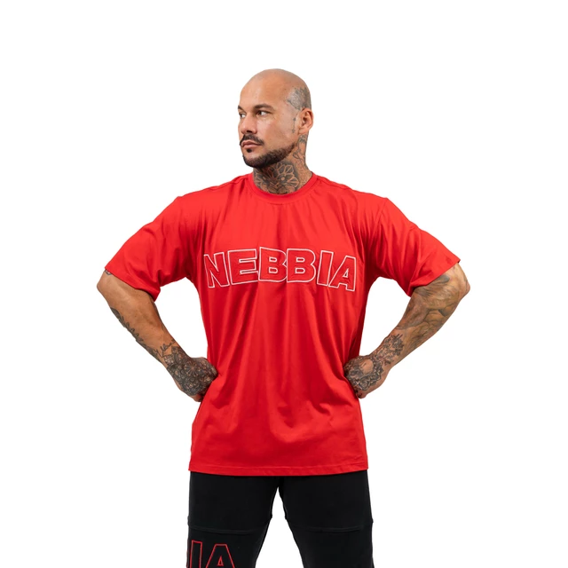 Short-Sleeved T-Shirt Nebbia Legacy 711 - Red