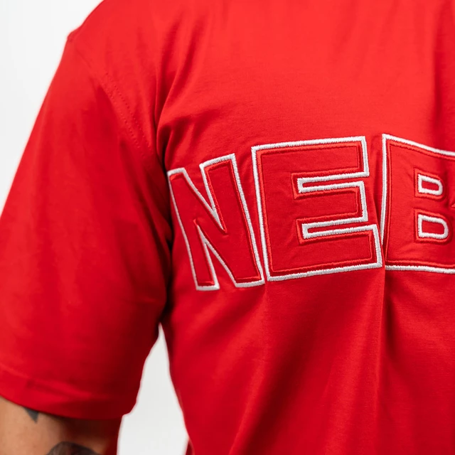 Tričko s krátkym rukávom Nebbia Legacy 711 - Red