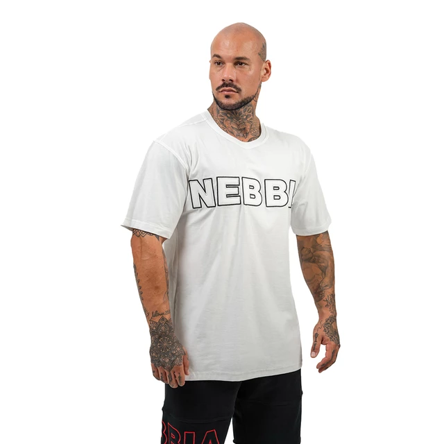 T-shirt koszulka z krótkim rękawem Nebbia Legacy 711 - Biały - Biały