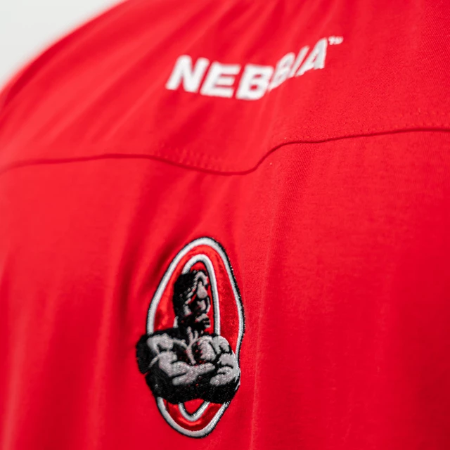 T-shirt koszulka z krótkim rękawem Nebbia Legendary 712 - Czerwony