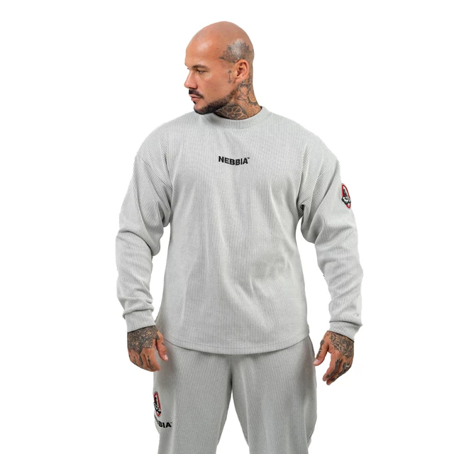 Sweatshirt Nebbia Signature 703 - Light Grey - Light Grey