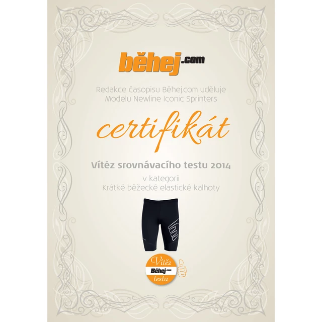 Unisex běžecké kompresní kraťasy Newline ICONIC Compression Sprinters