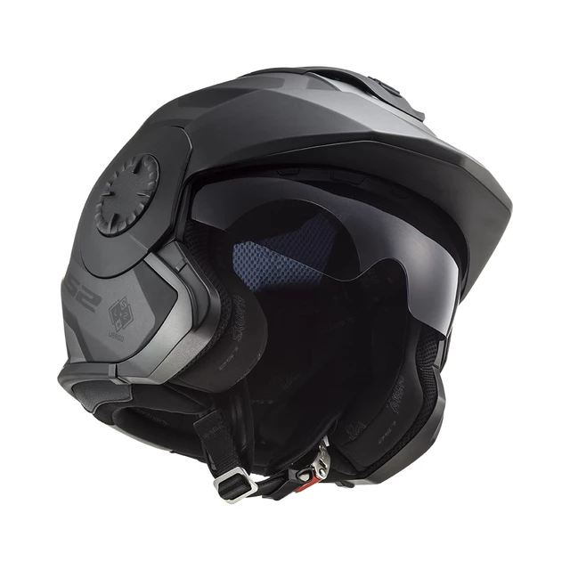 Motorcycle Helmet LS2 OF570 Verso Marker - Matt Black Violet