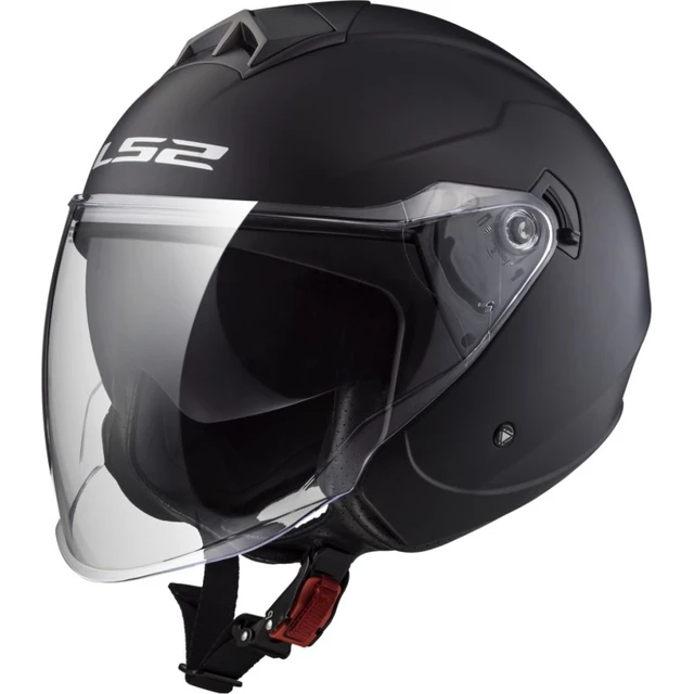 Motorcycle Helmet LS2 OF573 Twister II Single Mono - Matt Black - Matt Black