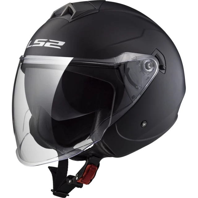 Motorcycle Helmet LS2 OF573 Twister II Single Mono - M (57-58) - Matt Black