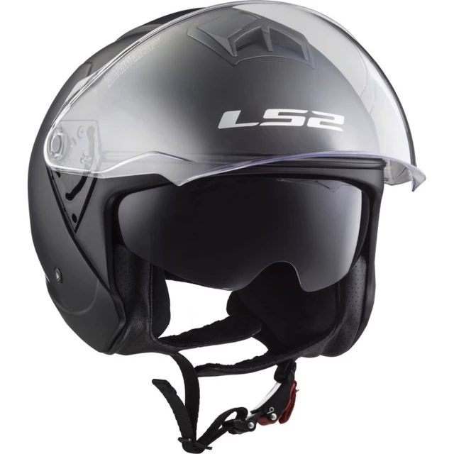 Motorcycle Helmet LS2 OF573 Twister II Single Mono - Matt Black