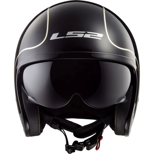 Motorcycle Helmet LS2 OF599 Spitfire Flier Black Gold