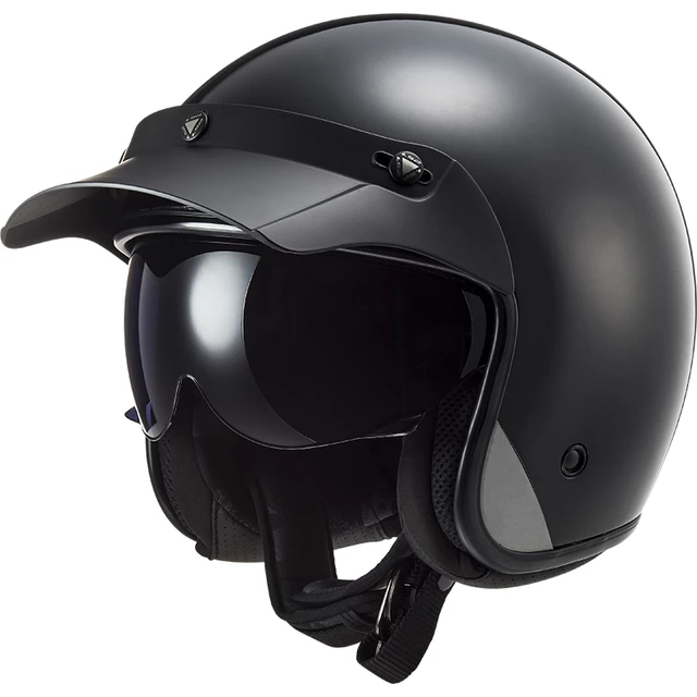 Otevřená přilba LS2 OF601 Bob Solid - 2.jakost - Matt Black
