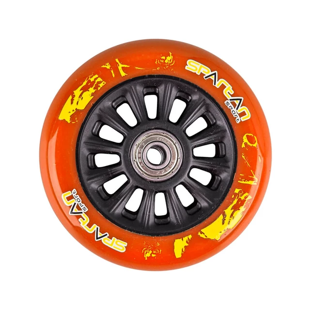 Replacement Wheels for Spartan Stunt Scooter 100mm - Yellow - Orange