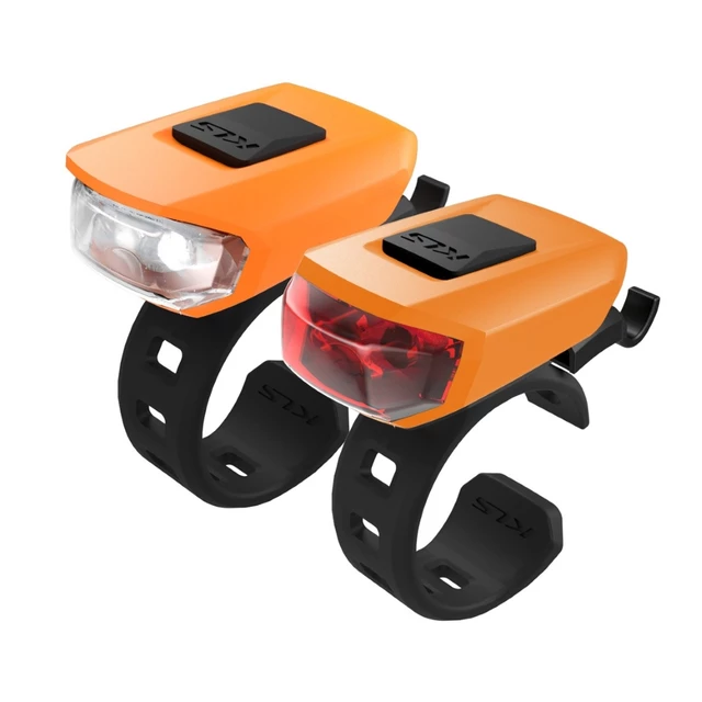 Sada osvetlenia na bicykel Kellys Vega USB - Orange