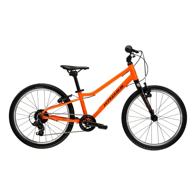 Dětské kolo Kross Liftie 20" - model 2025 - oranžová / černá / lesk - oranžová / černá / lesk