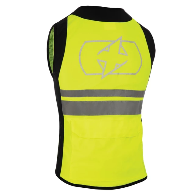 Reflexná vesta Oxford Utility Bright Top - žltá fluo/šedá reflexná/čierna