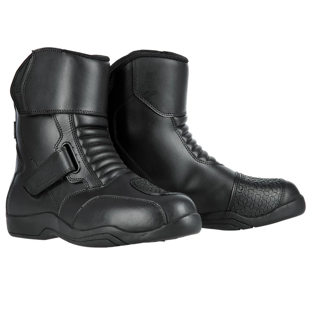 Moto topánky Oxford Delta Short - čierna - čierna