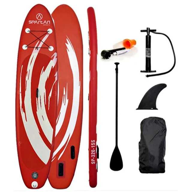 Spartan SUP 10'6 "Rot-Weiß - Paddleboard mit Zubehör