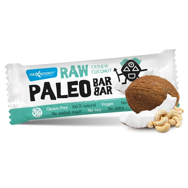 Raw tyčinka MAX SPORT Paleo Raw Barbar 50g