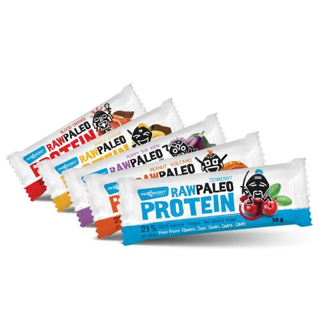 Raw tyčinka MAX SPORT Paleo Protein Raw Bar 50g
