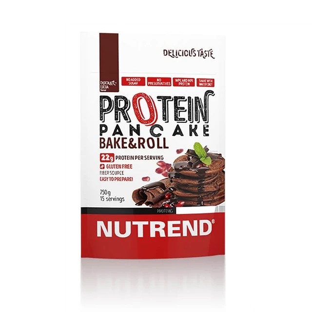 Proteinové palačinky Nutrend Protein Pancake 750g - čokoláda-kakao
