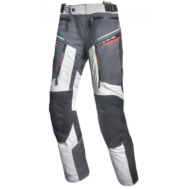 Pánské textilní moto kalhoty Spark Avenger - šedá, 5XL - šedá