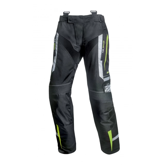 Men’s Textile Motorcycle Pants Spark Mizzen - Black-Fluo