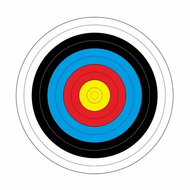 Paper Archery Target Yate 40 cm – 10 Pcs.