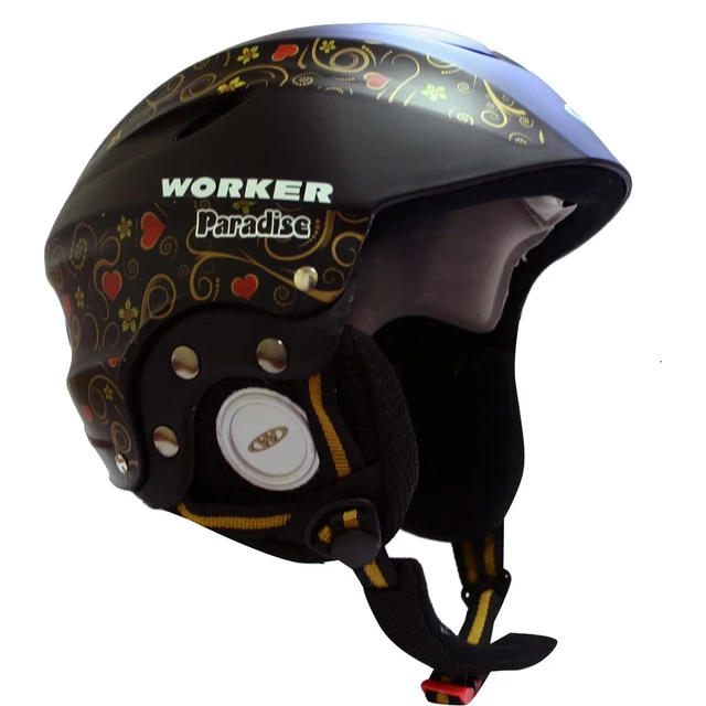 Kask narciarski WORKER Paradise - Czarny - Czarny