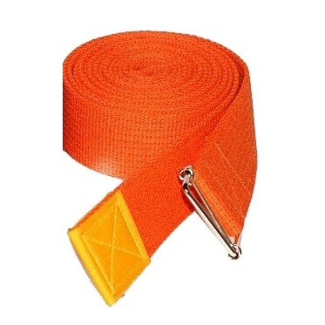 Yoga Strap ZAFU 320x4 cm - Black - Orange