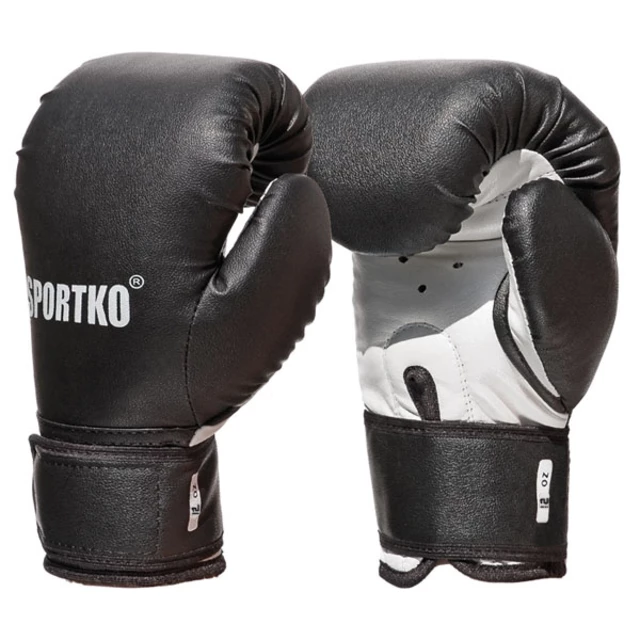 SportKO PD2 Boxhandschuhe - rot - schwarz