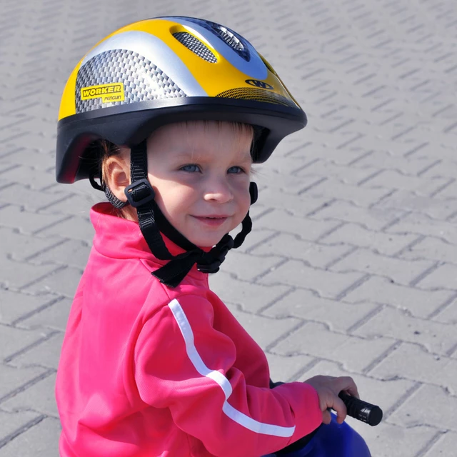 Bicycle Helmet WORKER Penguin - Yellow