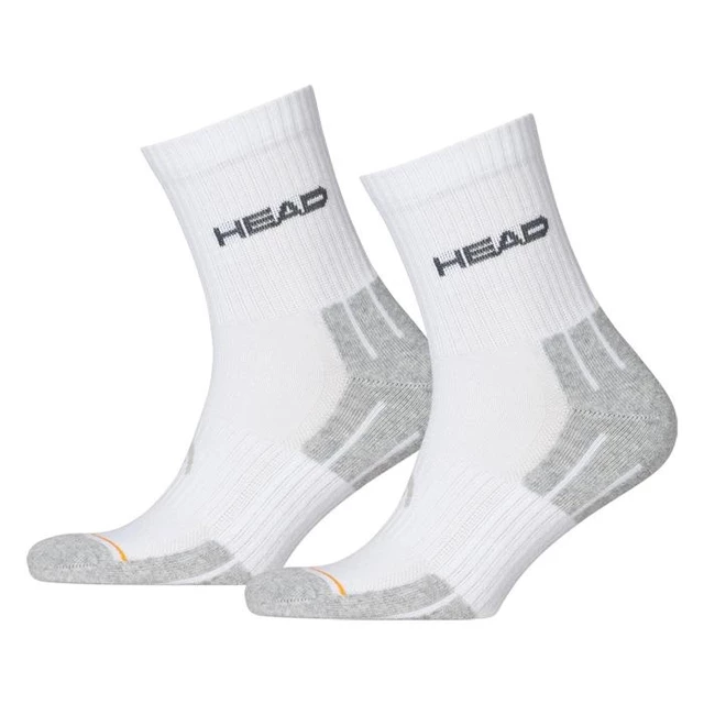 Ponožky Head Performance Short Crew UNISEX - 3 páry - bílo-šedá