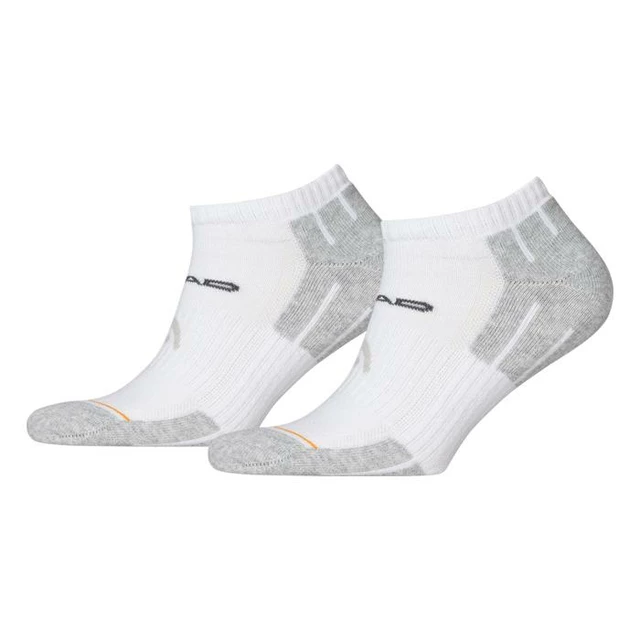 Ankle Socks Head Performance Sneaker UNISEX – 3 Pairs - White Grey - White Grey