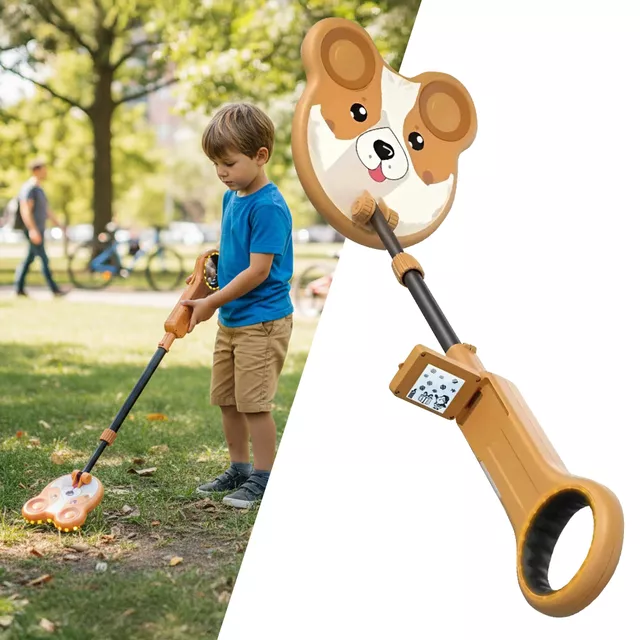 Dětský detektor kovů inSPORTline Aurino MD1011 - pejsek